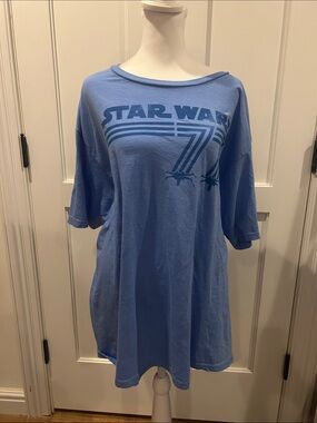 Star Wars Light Blue 77 Tee
